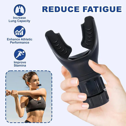 Breathing Trainer Respiratoire | Entraîneur Pulmonaire Réglable | Augmente la Capacité Pulmonaire | Sport, Chant, Yoga, Récupération