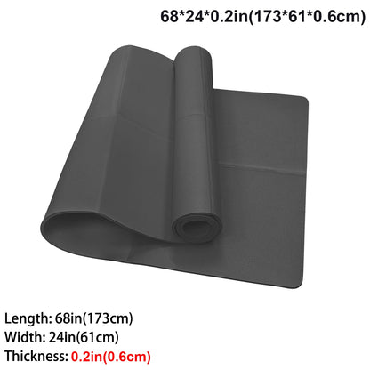 Tapis de Yoga Premium — Caoutchouc Naturel Antidérapant 4mm