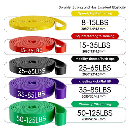 Bandes de Résistance Pro — Musculation & Stretching Tous Niveaux