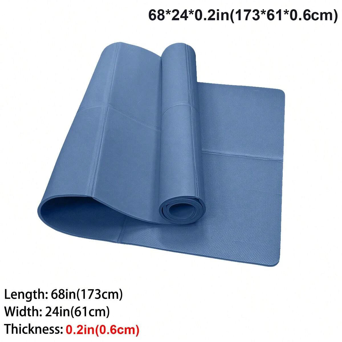 Tapis de Yoga Premium — Caoutchouc Naturel Antidérapant 4mm