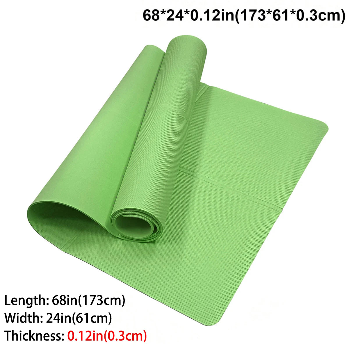 Tapis de Yoga Premium — Caoutchouc Naturel Antidérapant 4mm