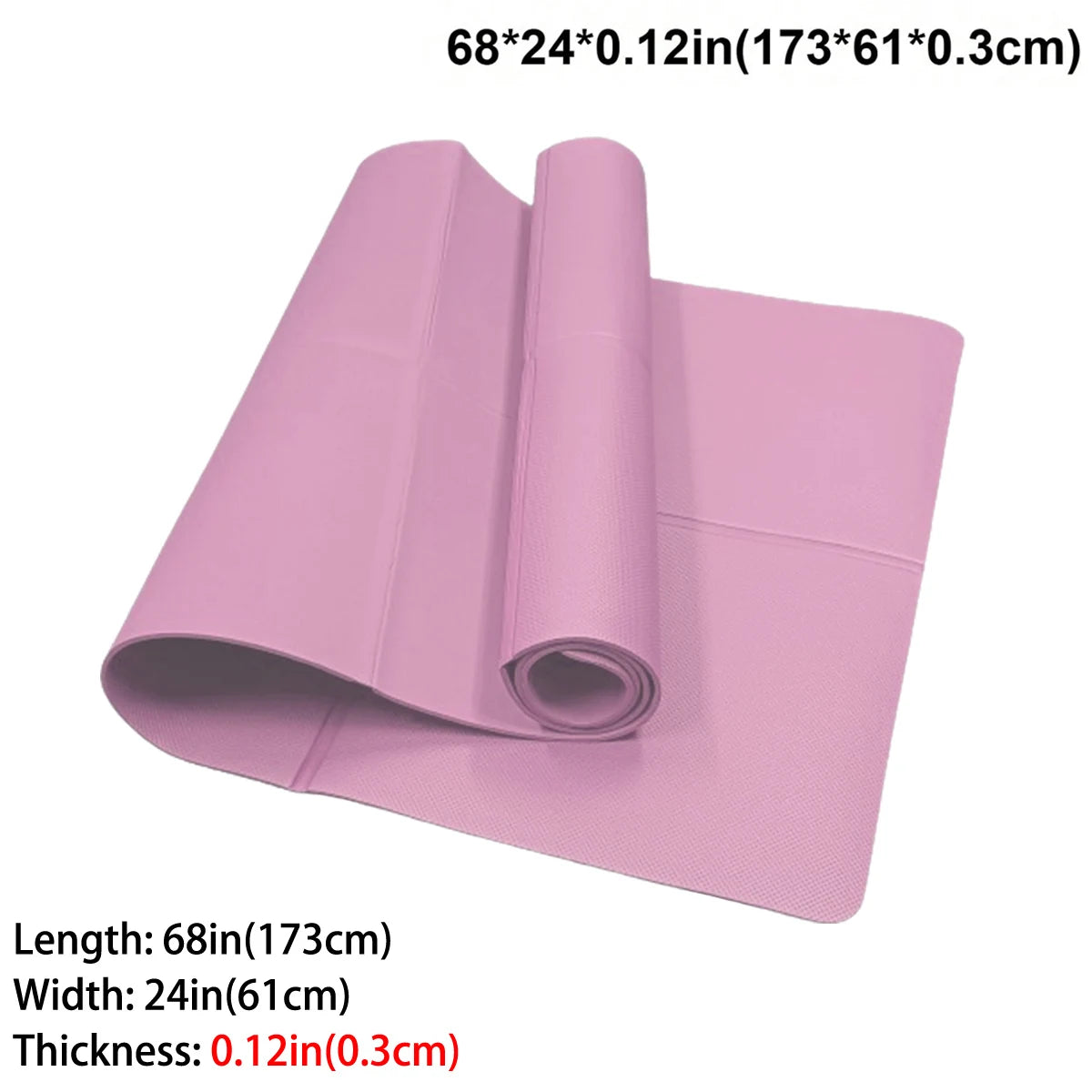 Tapis de Yoga Premium — Caoutchouc Naturel Antidérapant 4mm